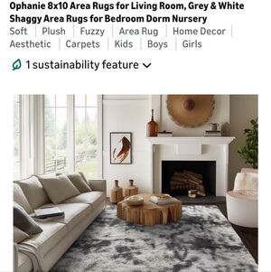 Light Gray And Dark Gray Area Rug